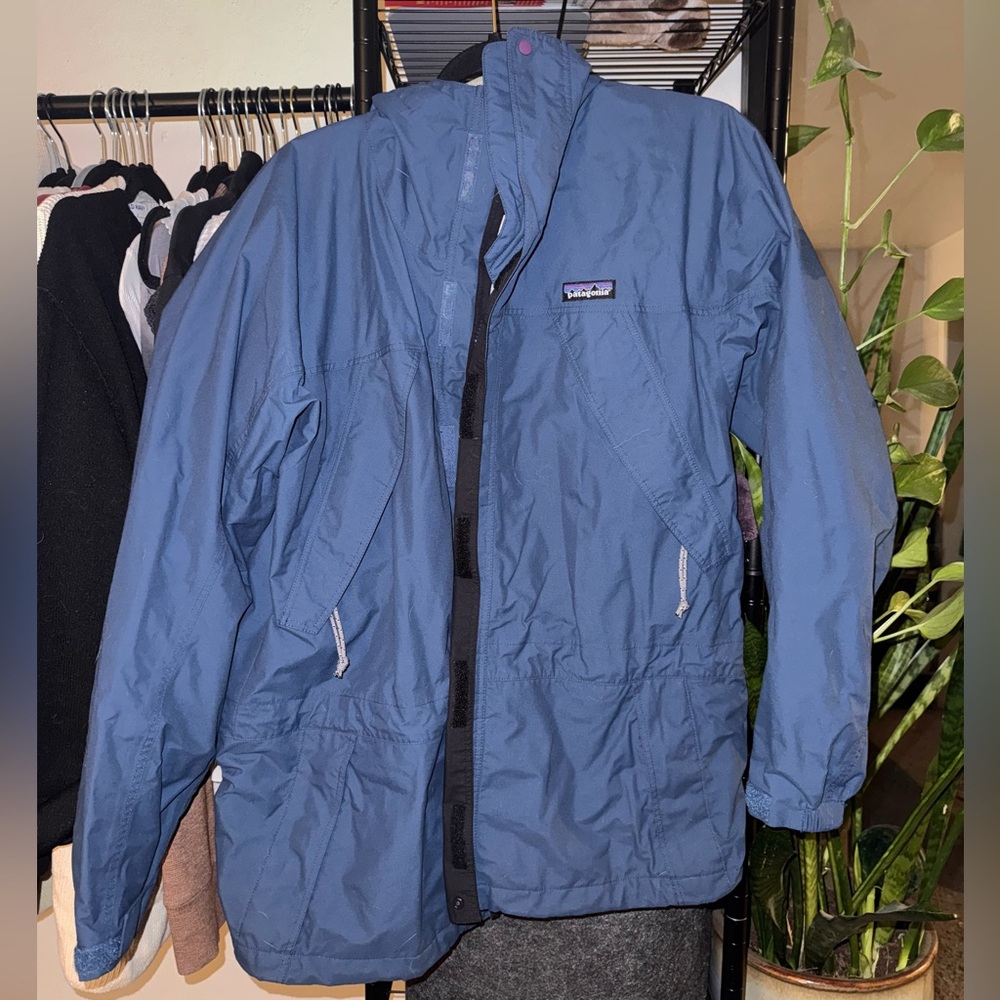 Blue “Patagonia” Windbreaker